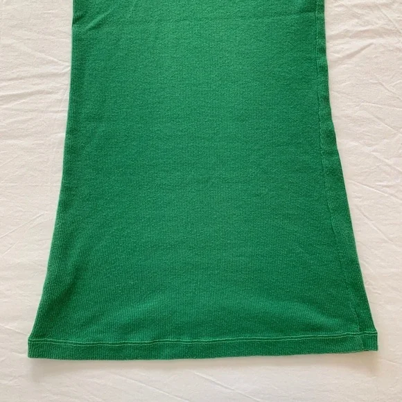 Abercrombie Ribbed Green Tank Top Juniors - Picture 6 of 15
